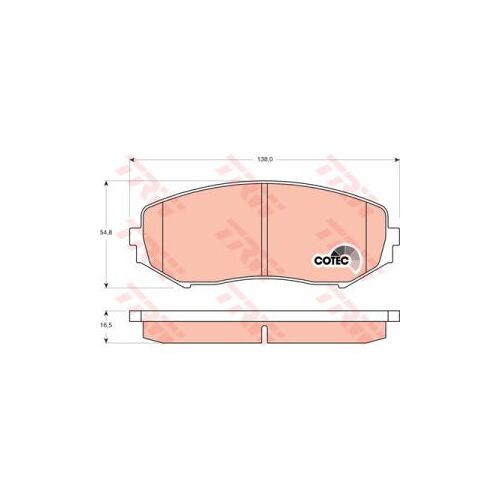 Cotec, Kit De Plaquettes De Frein Trw