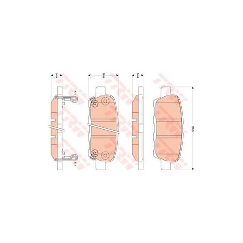 Cotec, Kit De Plaquettes De Frein Trw