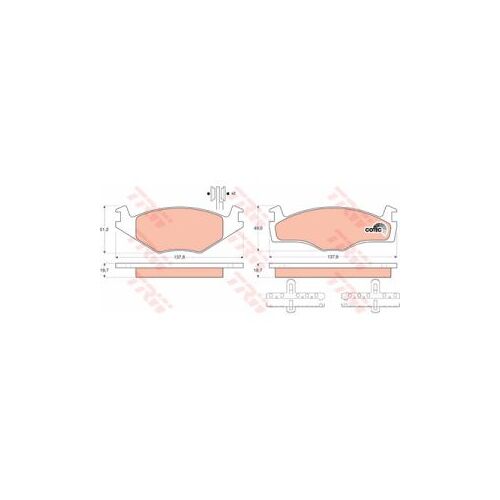Cotec, Kit De Plaquettes De Frein Trw