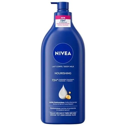 Nivea Lait Corps Nourrissant 72h Peaux Sèches À Très Sèches 625 Ml 