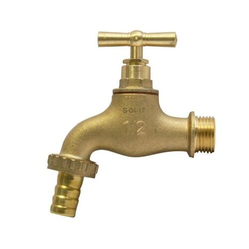 SOMATHERM Robinet d'arrosage - Orientable a potence - Arrivee Ø 1/2 - Sortie Ø 3/4
