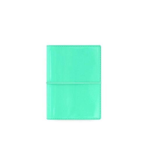 Carpentras Sign Agenda Organiseur "Domino Patent" Format Pocket Turquoise