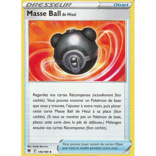 Carte Pokemon Dresseur - Masse Ball De Hisui - 146/189 - Eb10 - Astres Radieux -