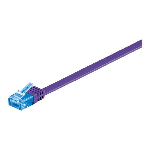 MicroConnect - Câble réseau - RJ-45 (M) pour RJ-45 (M) - 50 cm - UTP - CAT 6a - moulé, bloqué, plat - violet