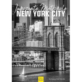 Calendrier mural New York City 2025 - Format A3 - Amérique du Nord - Imposante métropole - Noir et blanc - Melanie Viola.[G1113]