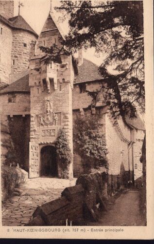 Carte Postale Du Haut-Koenigsbourg  (Haut-Rhin)  Entrée Du Château