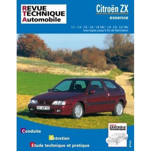 Citroën Zx Essence - Moteurs Tu À Carburateur, Moteurs Xu Jusqu'au Modèle 199