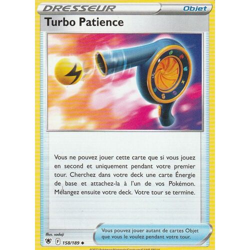 Carte Pokemon - Turbo Patience - 158/189 - Eb10 - Astres Radieux -