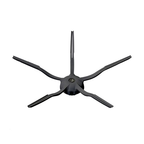 Brosse latérale à cinq bras pour aspirateur Robot Xiaomi Mi Roborock s50 S51 S55 S5 S6 S5 E35 E2, pièces de brosse noires, 1 pièce