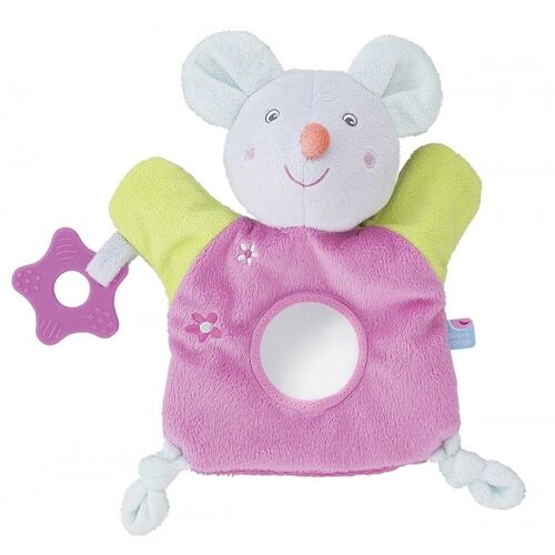 Doudou Marionnette D'éveil Souris Sucre D'orge Vert Bleu Anneau Dentition Rose Miroir Activités Fleur Jouet Bebe Naissance Peluche Éveil Enfant Comfort Blanket Comforter Soft Toys 