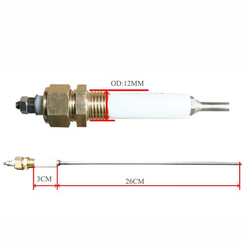 Sonde De Niveau D'eau Résistante Aux Hautes Températures 1/4 Pouce, Tige D'électrode De Chaudière À Vapeur, Accessoires De Pièces Détachées 9109-May14a14196