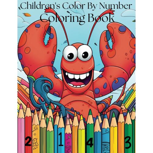Children's Color By Number Coloring Book