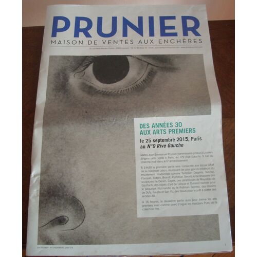 Prunier Des Années 30 Aux Arts Premiers  