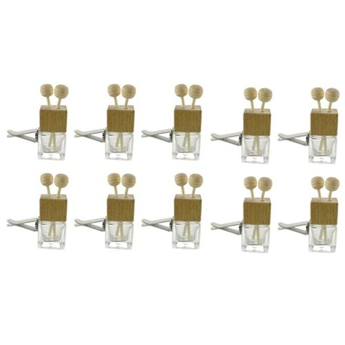 Bouteille De Parfum Pour Voiture, Clip De Ventilation, Sortie D'Air Automatique, Élimine Les Odeurs, Diffuseur D'Huile Essentielle, D'Arôme, 10 Pièces 9109-May14A01778