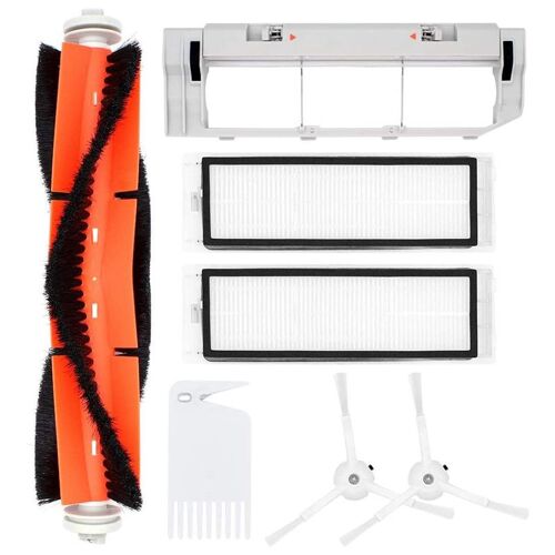 Accessoires Pour Aspirateur Xiaomi Roborock S55 S50 S51, Comprend Un Couvercle De Brosse Avec Filtre Hepa Et Brosse Lat¿¿rale Principale 9109-May12327