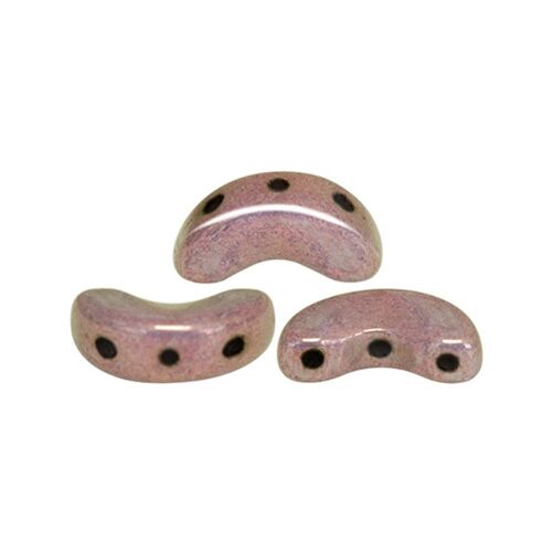 Les Perles Par Puca® : Diy - Arcos® 5x10mm - 10g - Ceramic Look Violet Gold