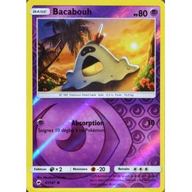 Carte Pokémon 61/147 Bacabouh 80 Pv - Reverse Sl3 - Soleil Et Lune - Ombres Ardentes Neuf Fr