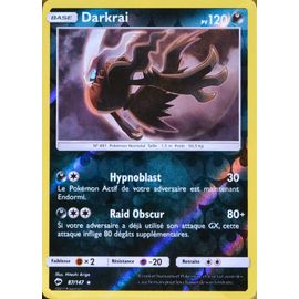 Carte Pokémon 87/147 Darkrai 120 Pv - Holo Reverse Sl3 - Soleil Et Lune - Ombres Ardentes Neuf Fr