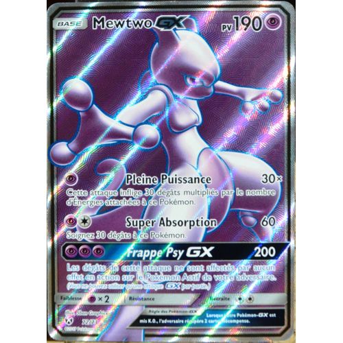 Carte Pokémon 72/73 Mewtwo-Gx Sl3.5 Légendes Brillantes Neuf Fr
