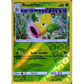 Carte Pokémon 2/145 Boustiflor 80 Pv - Reverse Sl2 - Soleil Et Lune - Gardiens Ascendants Neuf Fr