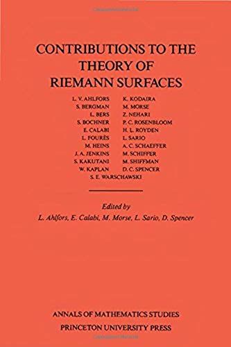 Contributions To The Theory Of Riemann Surfaces