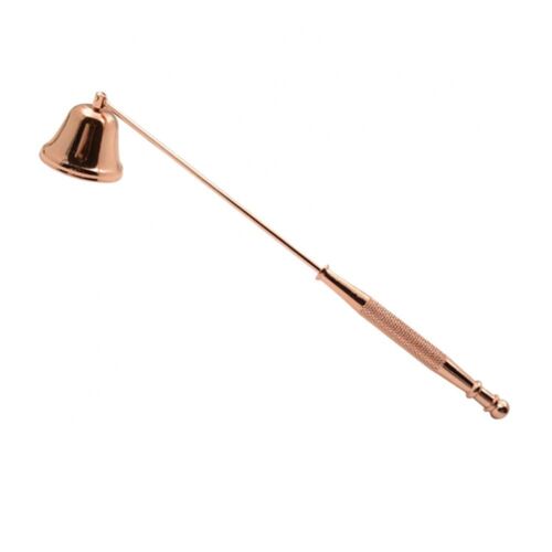 Allume-bougies Vintage à Long manche en métal, forme de cloche, pour Banquet