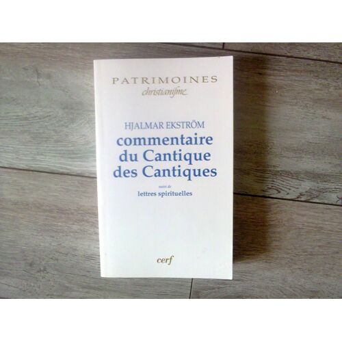 Commentaire Du Cantique Des Cantiques