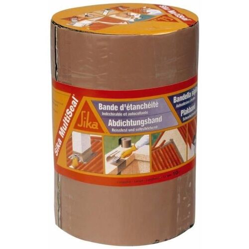 SIKA - Bande d'étanchéité autocollante a froid -Terre Cuite - 10 m x 225 mm