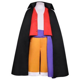 One Piece Wano Country Onigashima Arc Luffy Cosplay Costume Kimono Hommes