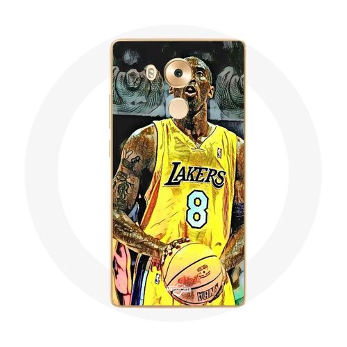 Coque pour Huawei Mate 8 Kobe Bryant Dunk lakers 8 NBA Noir