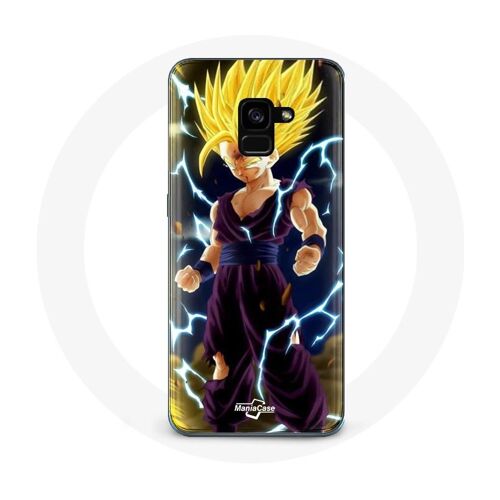 Coque Pour Samsung Galaxy A8 Plus Dragon Ball Z Super Ssj2 Gohan