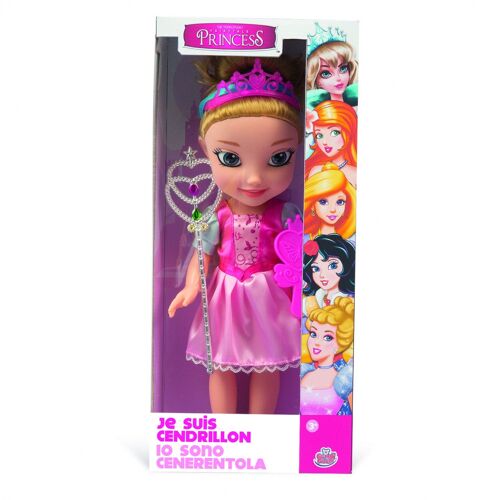 Fairytale Princess Fairytale Princess - Poupée Princesse 35 Cm  Avec Sceptre Et Couronne- Asst