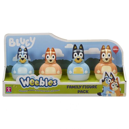 Weebles Weebles Bluey - Coffret 4 Personnages - Asst