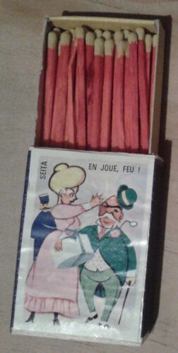 Boîte D'allumettes Seita En Joue Feu Allumettes Rouges