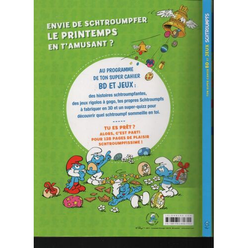 Ton Super Cahier B D Et Jeux Schtroumpfs