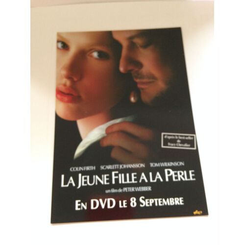Cp La Jeune Fille À La Perle