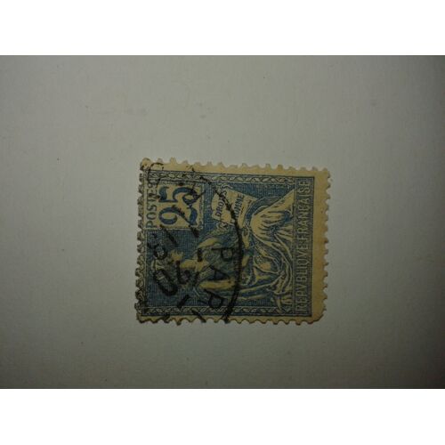      Type Mouchon. Type I.  1900   25 C. Bleu      Yt 114 B