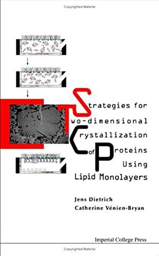 Strategies For Two-Dimensional Crystallization Of Proteins Using Lipid Monolayers