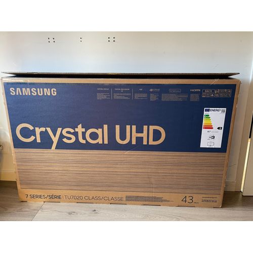 Télévision Samsung 108 cm 43" TU7020 Class Noire