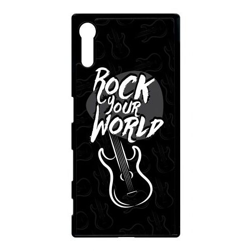Coque Xperia Xz - Rock Your World Fond Noir - Noir