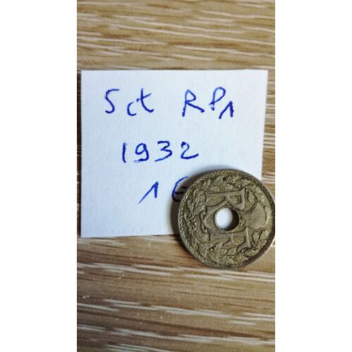 5 Centimes Lindauer 1932  ( Rp1)  En L Etat Sur Les Photos