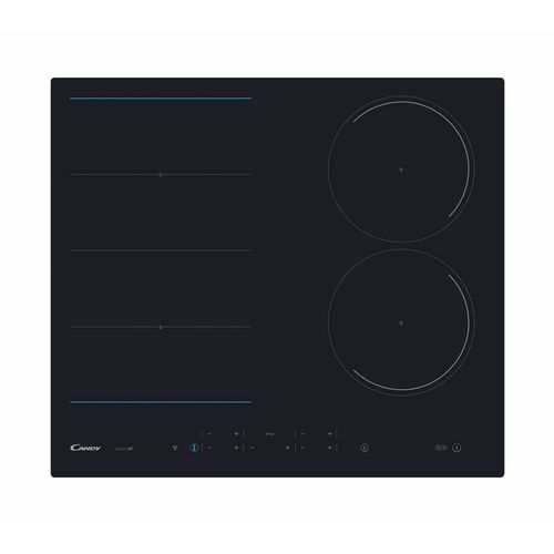 Candy CIES644DCWIFI Noir Intégré (placement) 59 cm Plaque avec zone à induction 4 zone(s)
