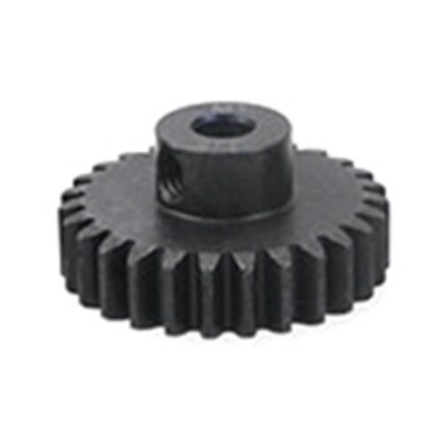 M1 5mm 27t Engrenage Moteur En Métal En Acier Noir Pour 1/10 Rc Modèle Moto Voiture