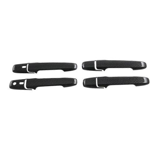 Pour Veloz 2022-2024 Fibre de carbone Voiture Poignée Extérieure Poignée De Porte Couverture Garniture Accessoires