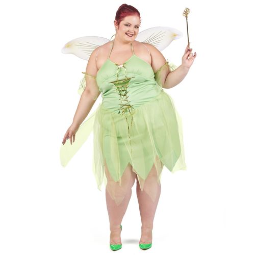 Déguisement Grande Taille Fée Verte Sexy Femme - Taille: Xxl