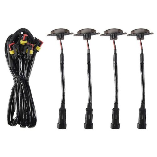 4x Style Fumée Lentille Ambre Led Grille Avant Feux De Circulation Pour 2009-2018