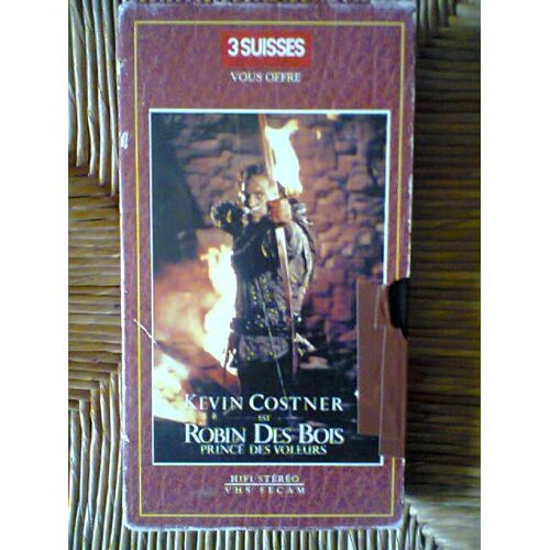 Robin Des Bois - Secam - Version Francaise - Edition 3 Suisses - Lot De Une Vhs