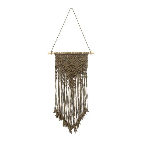 A-Tenture murale tricotée tapisserie Style tapisserie tissée à la main macramé décorations à la maison