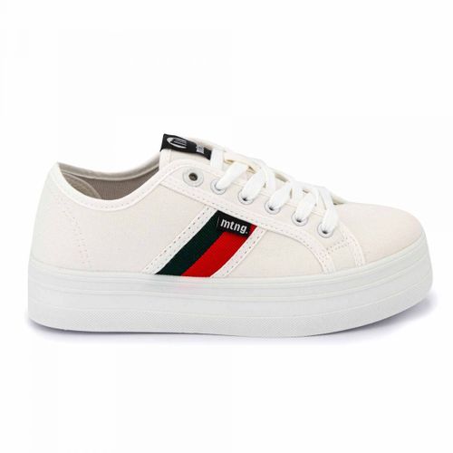 Basket Toile 69645 Blanc T36 Au 41 Mtng