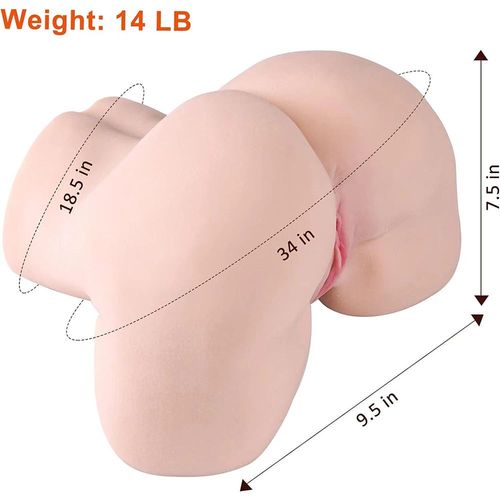 Neloty® 6kg Super Large Sexy Cul Mâle Masturbator Aime Sexe Poupée Modèle De Haute Qualité Mature Femelle Gros Cul Tpe Matériel Cul Sexe Jouet